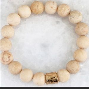 Natural Stone Beaded Bracelet NWT Boutique